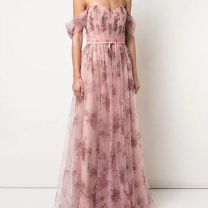 Marchesa Notte Blush Bridesmaids Dress - 4